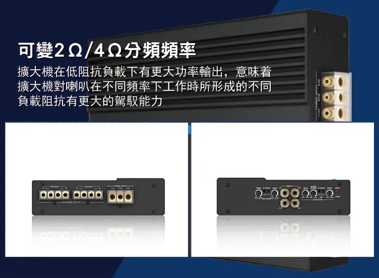 可變2Ω/4Ω分頻頻率