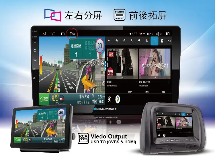 多工分屏與拓展顯示