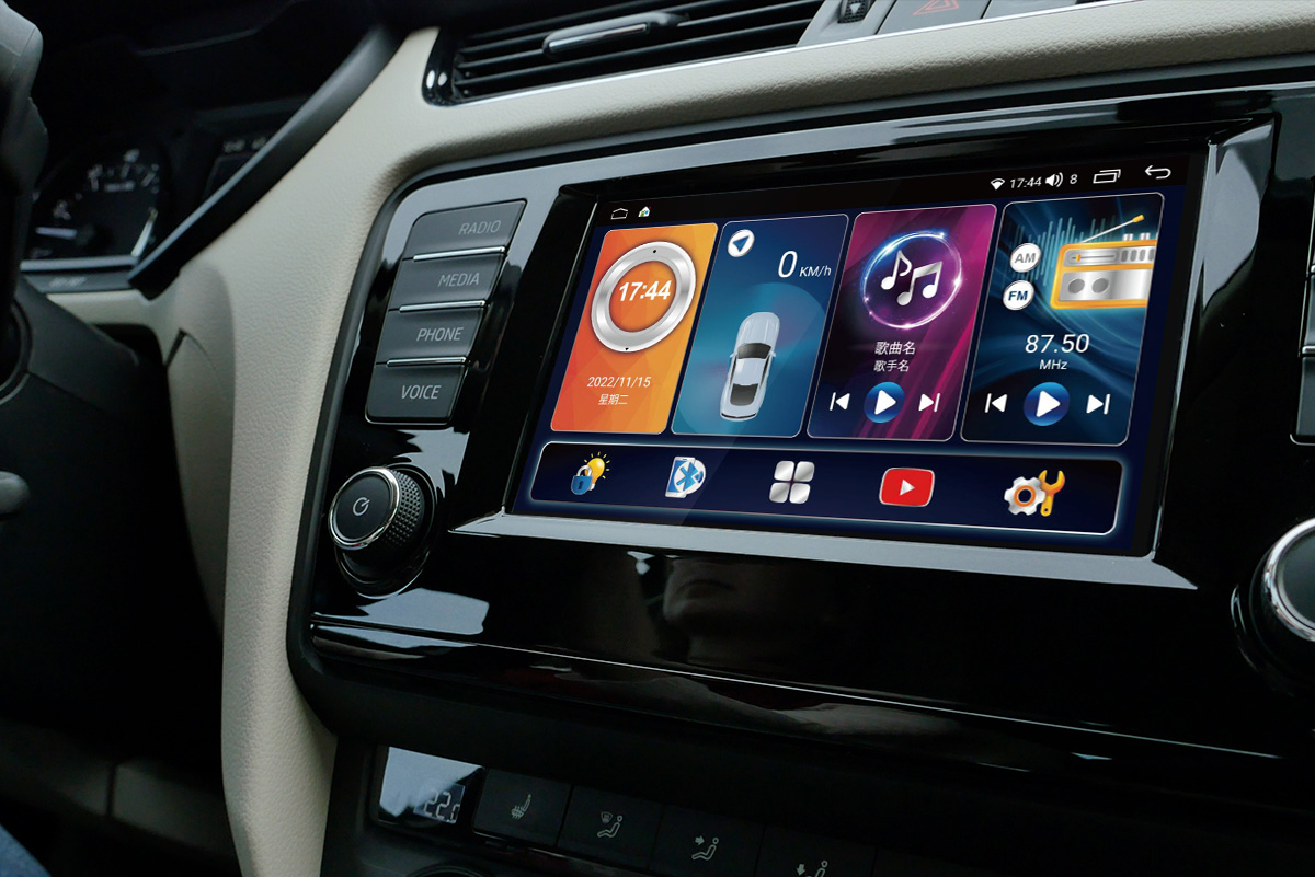 汽車影音多媒體主機形象圖